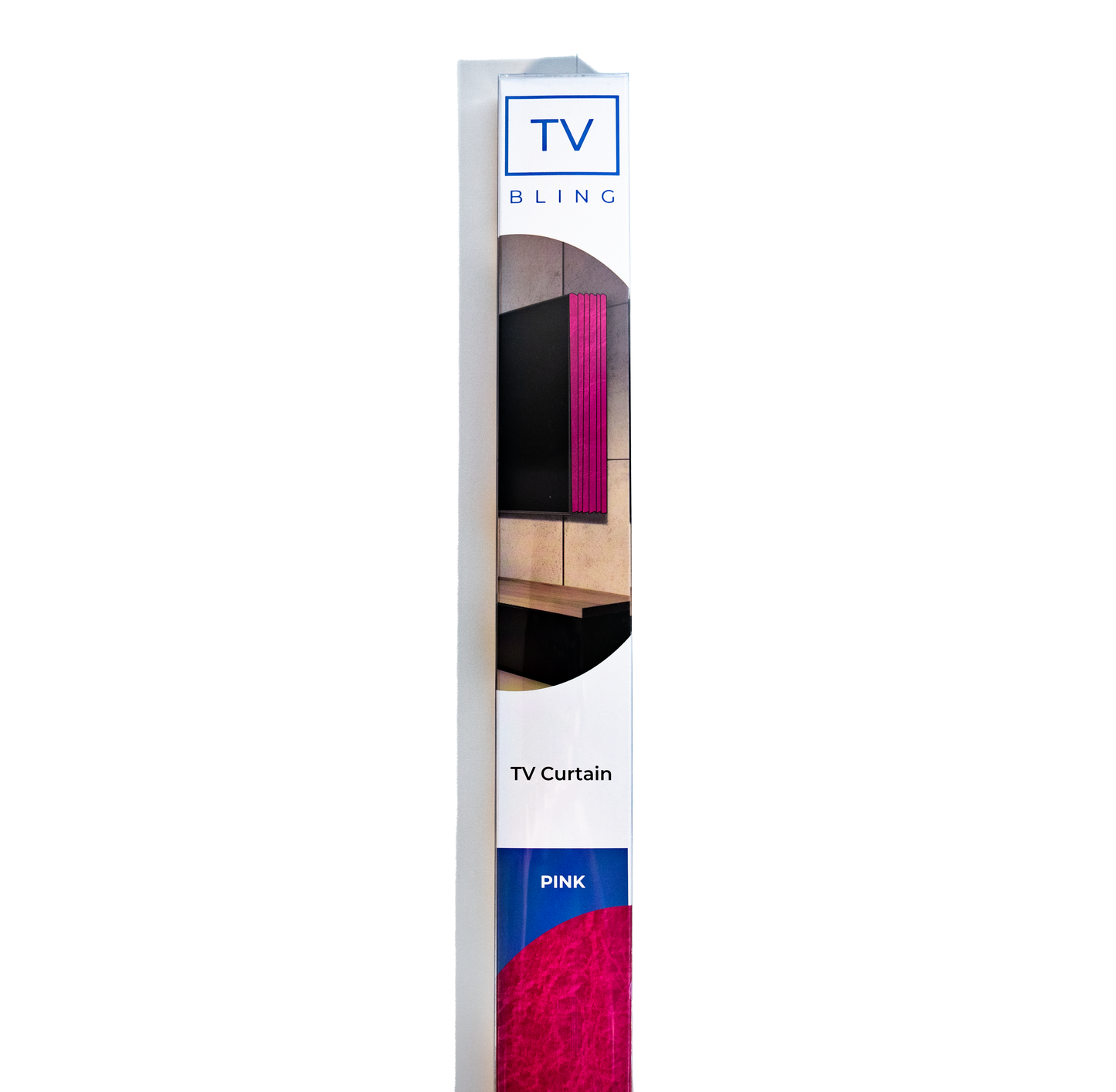 Pink (TV BLING) TV Curtain