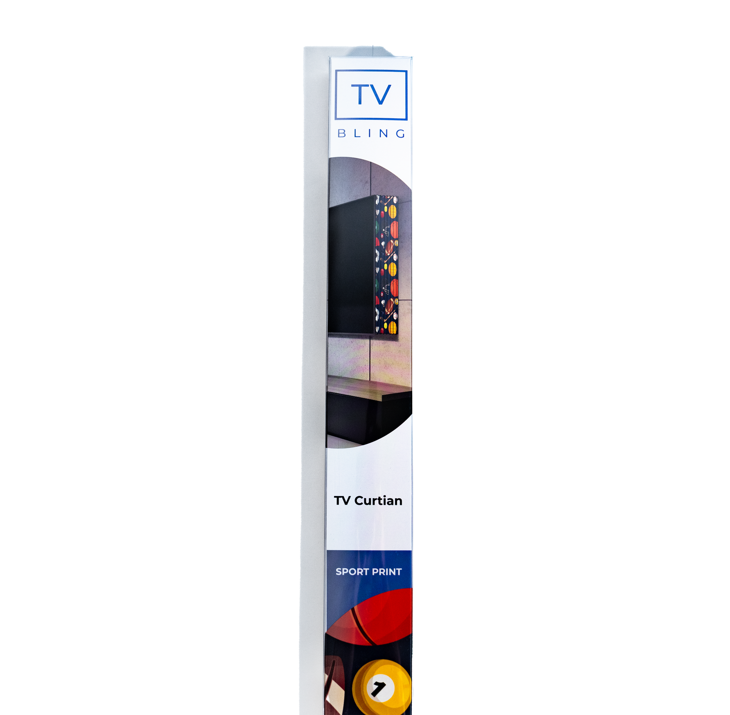 Sport Print (TV BLING) TV Curtain