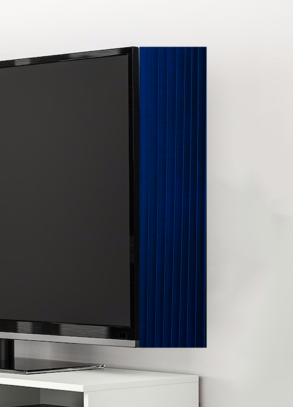 Navy (TV BLING) TV Curtain