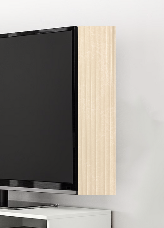 TV Bling Beige TV Curtain Fits up to 80-inch TV