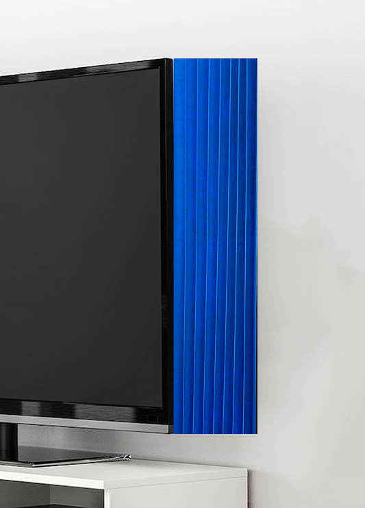 TV Bling Blue TV Curtain