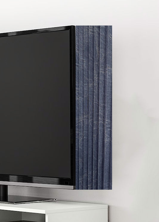 TV Bling Black TV Curtain Fits up to 80-inch TV